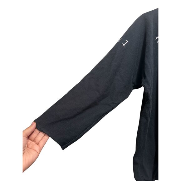 Yeezy Kanye West Gosha Vultures Sweatshirt Size 2 M-L Black Oversize Long Sleeve - Picture 16 of 16